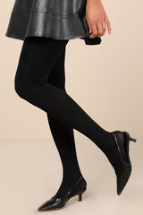 360 Contour��� 80 Denier Black Opaque Tights