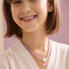Kids' Custom Nameplate Necklace - Kids' Cable Chain