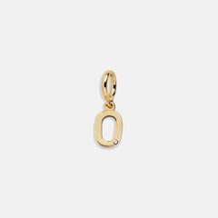 Gold Number Cluster Charm - 0