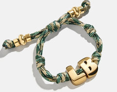 Knotty Initial Custom Bracelet - Camo Double Letters