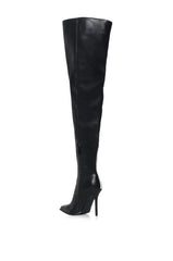 Azalea Wang Neapolitan Black And White Two Toned Boot