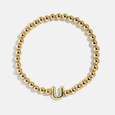 Initial Pisa Custom Bracelet - U
