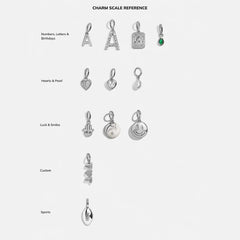 Hamsa Silver Cluster Charm - Hamsa