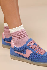 Notice Royal Blue Woven Mesh Sneakers