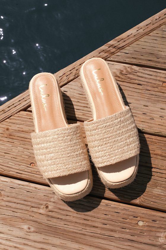 O'Ahu 2 Natural Espadrille Platforms