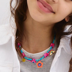 Knotty But Nice Kids Charm Necklace - Flower