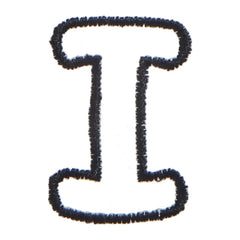 I - Bubble Letter